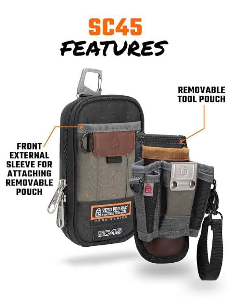 Amazon.co.jp: Veto Pro SC45 ツール ポーチ マルチ : 車＆バイク